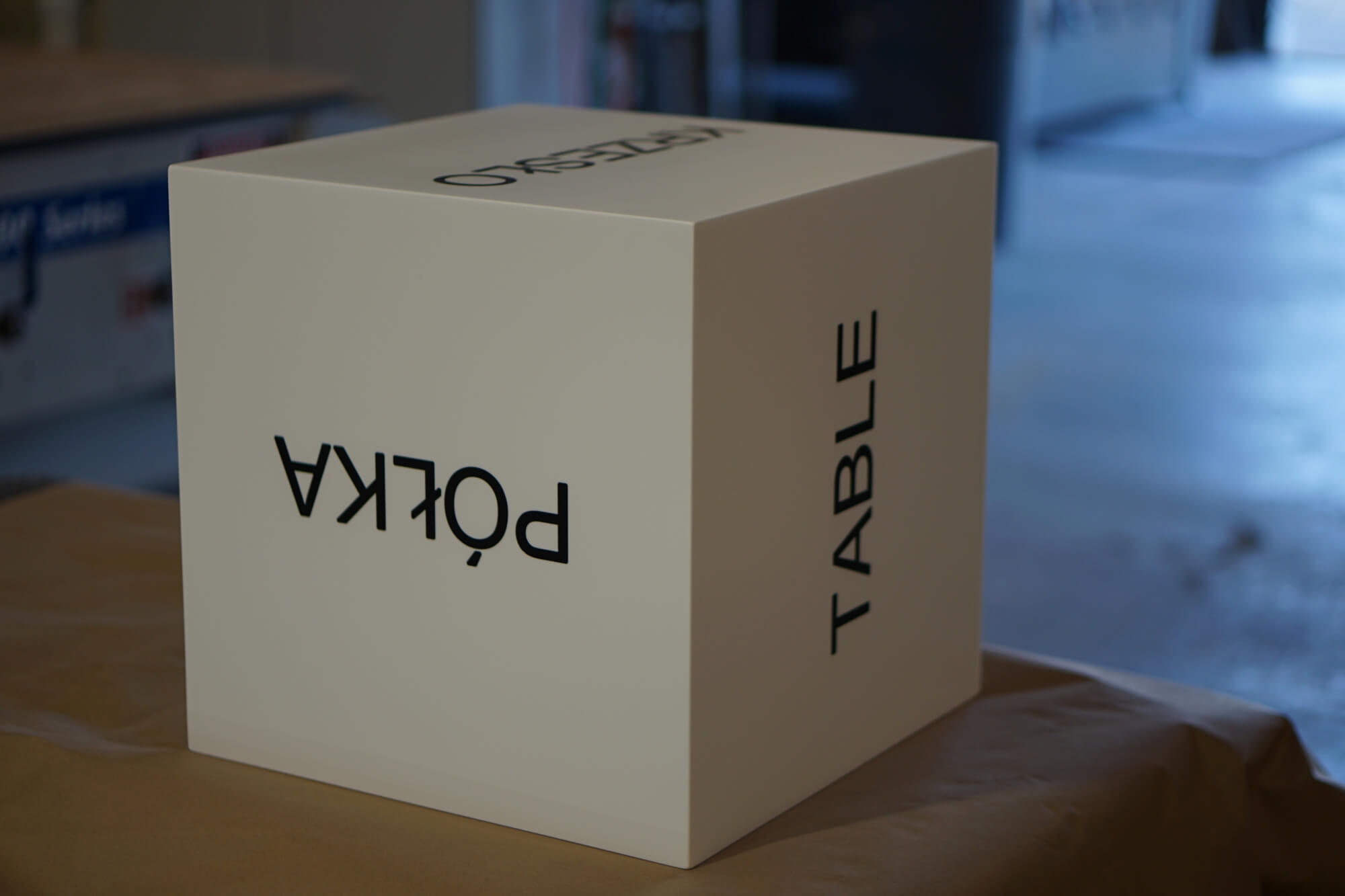 Engraved Cube